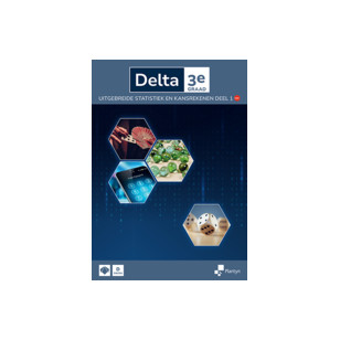 Delta 3e graad Uitgebreide statistiek & kansrekenen Leerboek deel 1 Doorstroomfinaliteit stat+