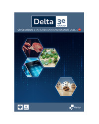 Delta 3e graad Uitgebreide statistiek & kansrekenen Leerboek deel 1 Doorstroomfinaliteit stat+